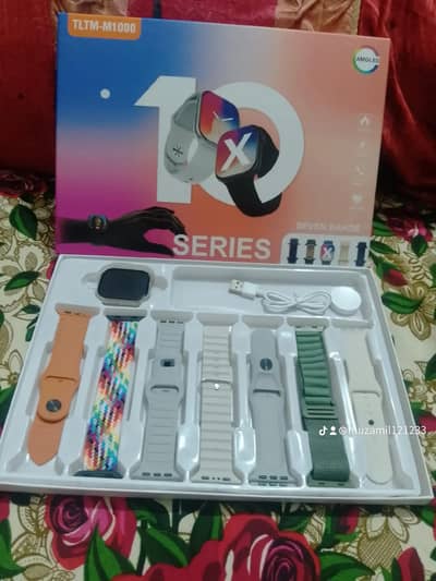 smart watch with 7 strips