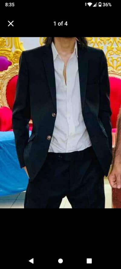 Black Color Pant Coat