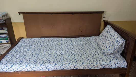 Wooden Beds + side tables  (NEGOTIABLE)