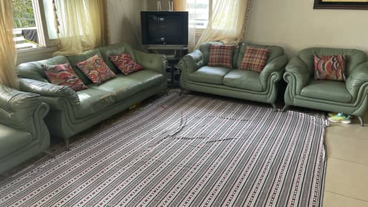 7 seater Leather sofa set