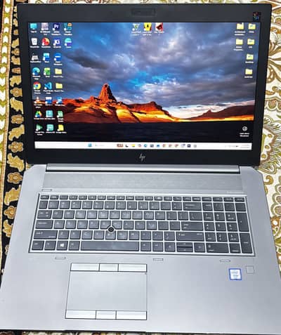 Laptop for professional use, HP ZBook 17 G5, 32 GB Ram, 8GB GPU