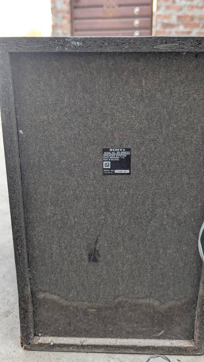 Sony home theater system . . . MODEL:SS-WSB123
