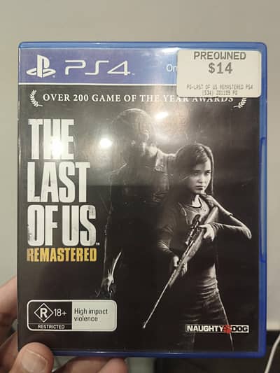 The last of us PS4 Pre-owned