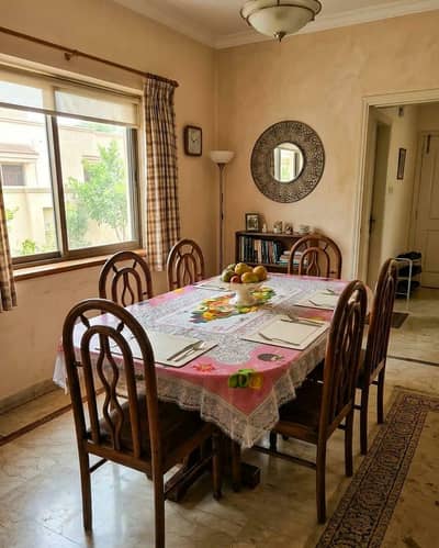 Solid Tali Wood Dining Table with 6 Chairs