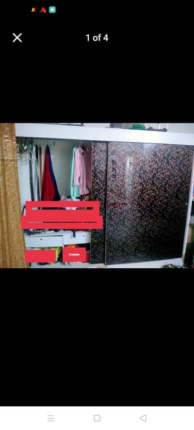 wardrobe almari used