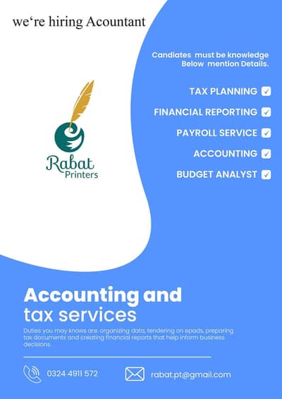 Accounting And Tax services