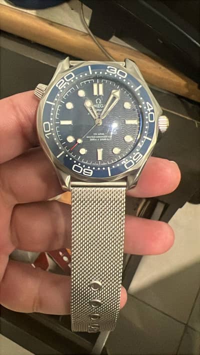 The Omega master co axial 8800 Diver 300M 1000 ft