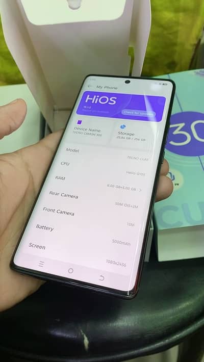 Tecno Camon 30s full box 03000242699