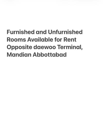 Furnished one room Flats and Offices For Rent