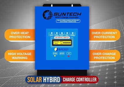 SUN TECH Hybrid Solar Charge Controller 80A | 12V