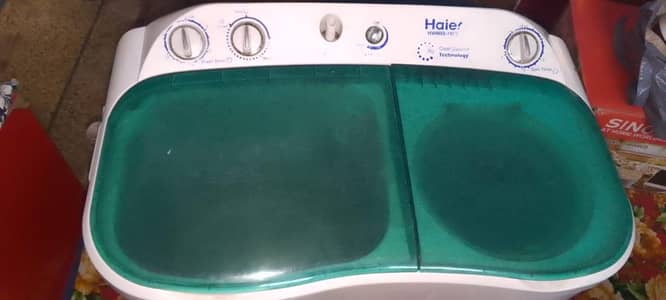 Haier  8.0 kg capacity washing machine fully working bilkul saaf