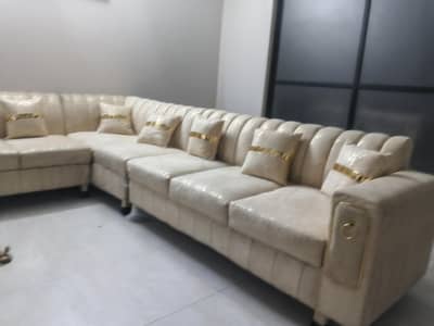 L shaped brand new sofa