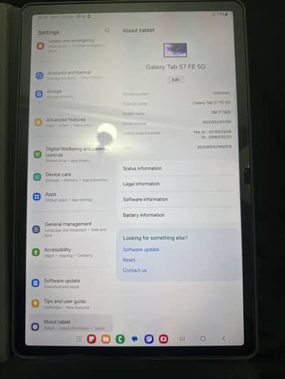 Galaxy Tab S7 FE 5G