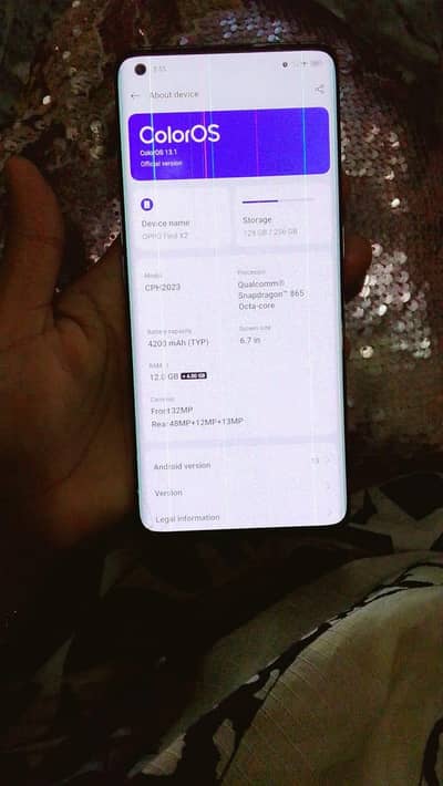 OPPO find X2 Non pta 12+12/256