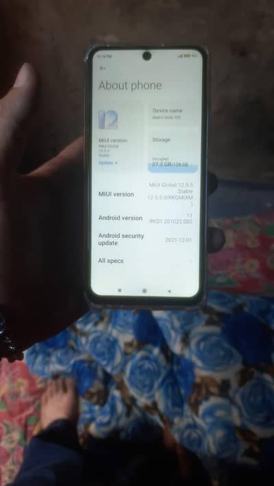 redmi note 10S 4+2 128gb 60fps pubg   pta approved  only mobile