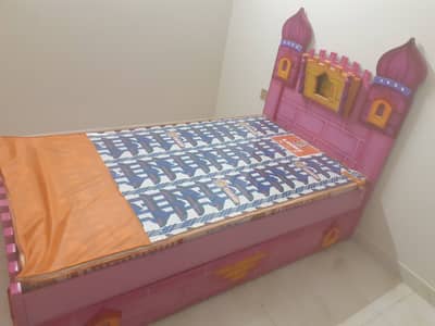 Double Bed Sliding with Mattress