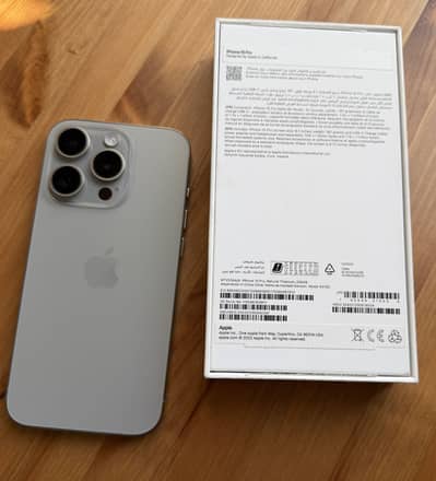 iPhone 15 Pro (256GB, Natural Titanium) – Non-PTA Excellent Condition