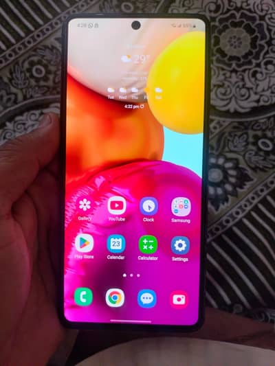 Samsung Galaxy A71 10/9 only mobile with orignal Fast charger