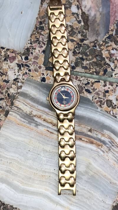 Swistar quartz original 18k gold plated