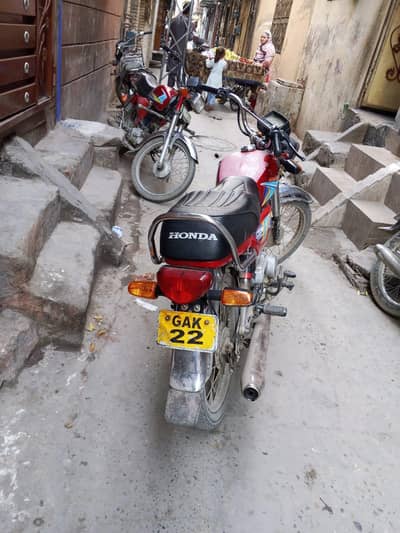 honda cd 70 urgent sale
