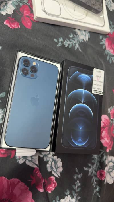 I Phone 12 Pro 256 Gb Jv 97 % Battery Health With Box Like Brand New