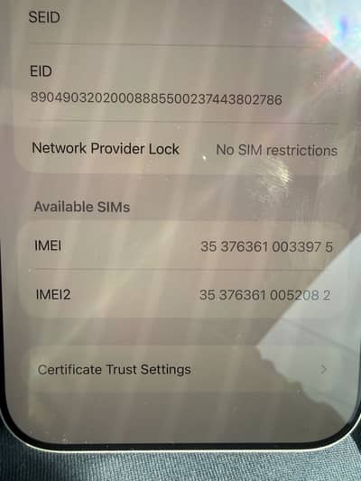 bought on 25 nov but not used  ilver colour 256 gb