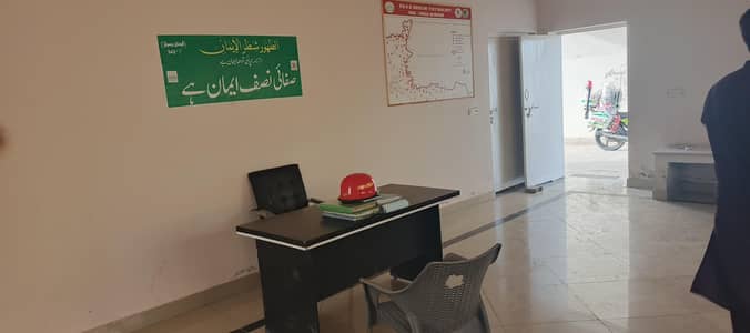 Office table and chair