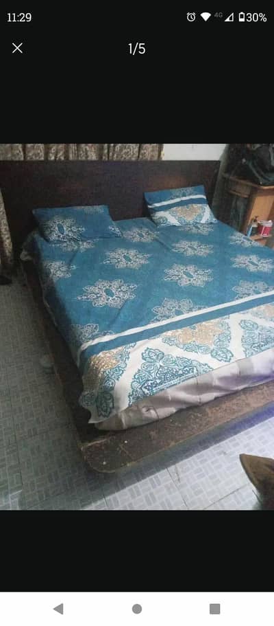 King size bed n Wardrobe