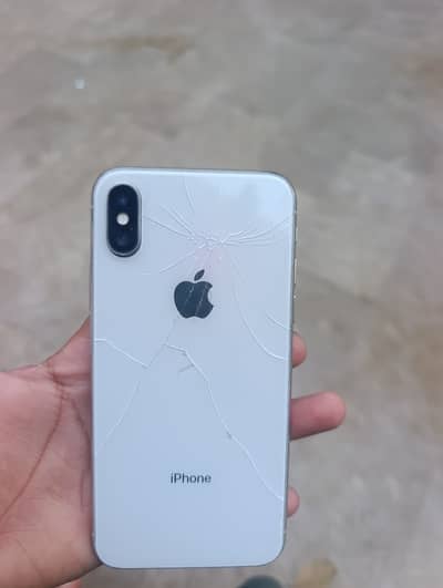 Iphone x bay pass h all ok h back crack h Battery 100%h face id off h