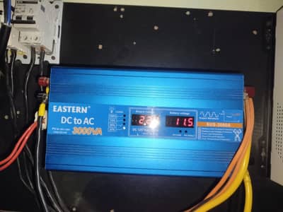 Eastern Inverter VA 3000 Simtek MPPT 100 amp Plus 120 Amp Battery 120