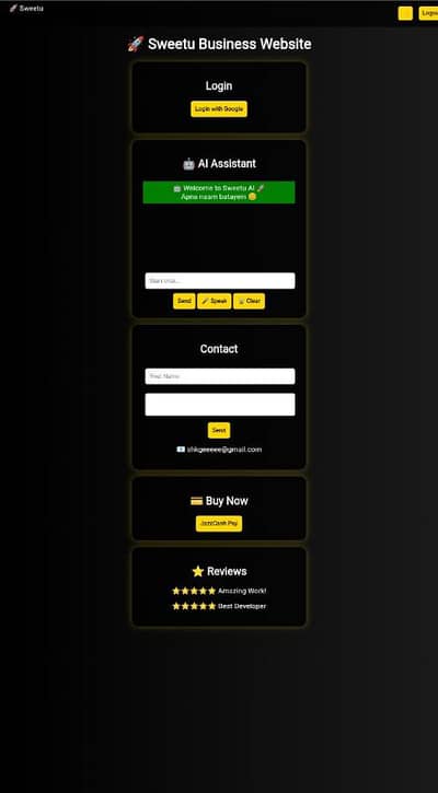 AI Business Website for Sale | Ready Made Website