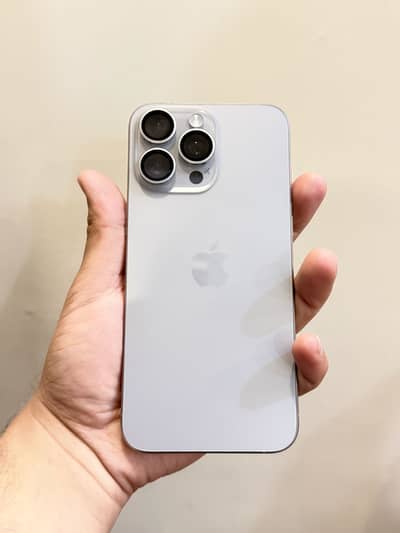 15Pro Max 256Gb PTA TEX Approved EXELLENT CONDITION Titanium Color