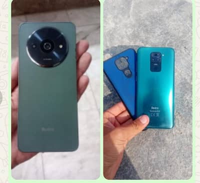 Redmi A3 4GB ram 128 GB memory Redmi note 9 4GB ram 128 GB memory