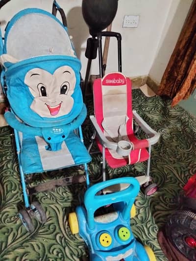 baby pram and chair like a slim pram and walker (03446808400)