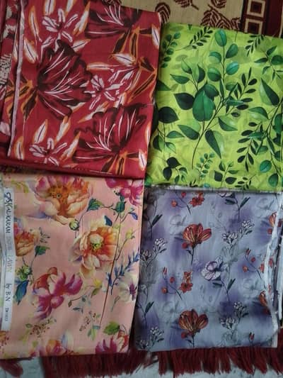 Premium Quality Lawn 3PC Suits  – Soft Fabric | Unstitched”