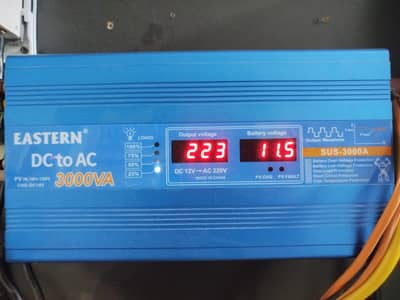 Eastern Inverter VA 3000 Simtek MPPT 100 amp Plus 120 Amp Battery 120