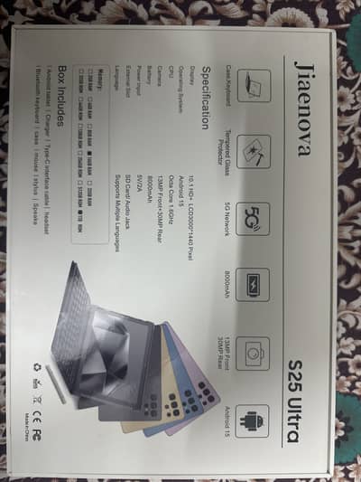 New tablet only box open