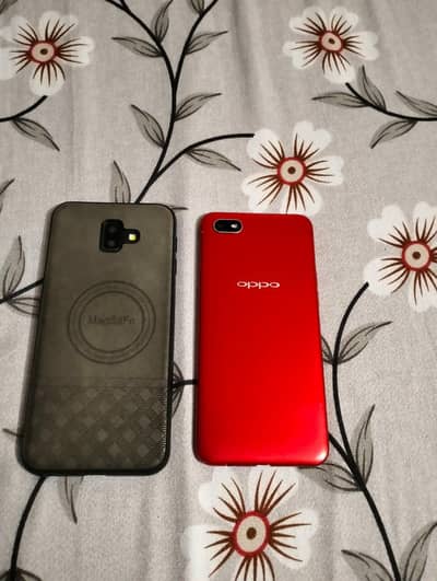 Two mobiles for sale OPPOA1k   and   Samsung galaxy j6plus