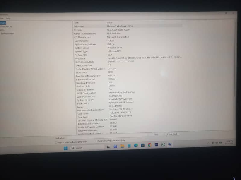 Dell precision 7540 model 13
