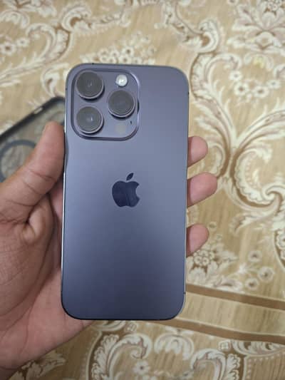 iphone 14 pro PTA. 256GB .  line damage