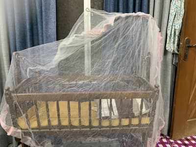 Baby cot(movable with wheel and detachable)