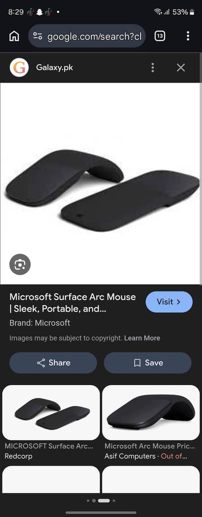 Microsoft surface arc Mouse