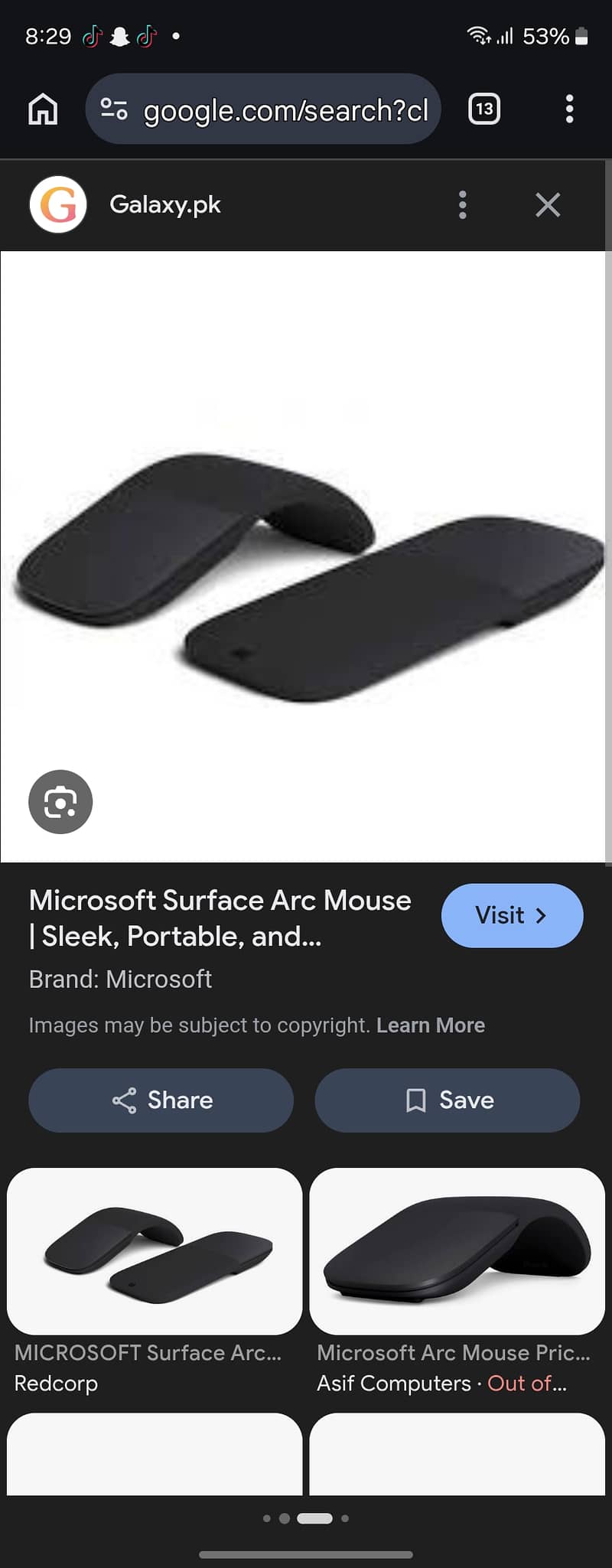 Microsoft surface arc Mouse 0