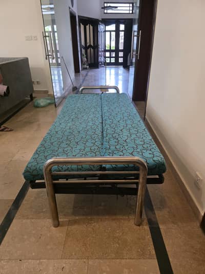 sofa cum bed iron and steel in perfect condition