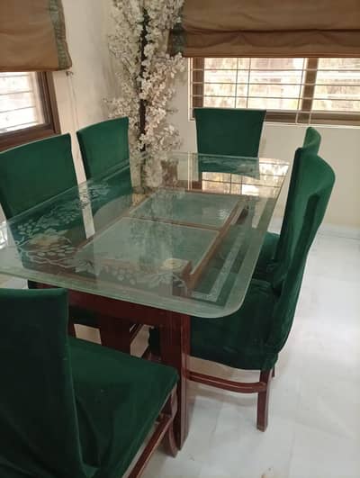 wooden dining table