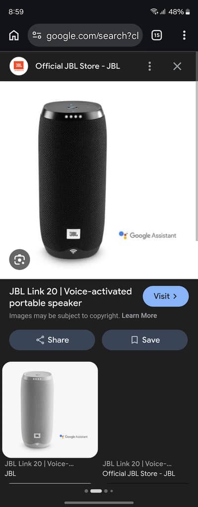 JBL Link 10 Assistant speaker