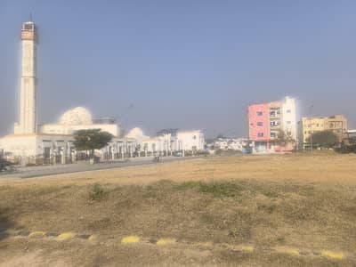 Investor Rate 8 Marla Boulevard Corner Commercial Plot For Sale In Block M, Naval Anchorage, Islamabad