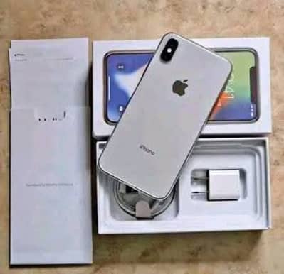 iPhone X 256gb with full box for sale me no repair