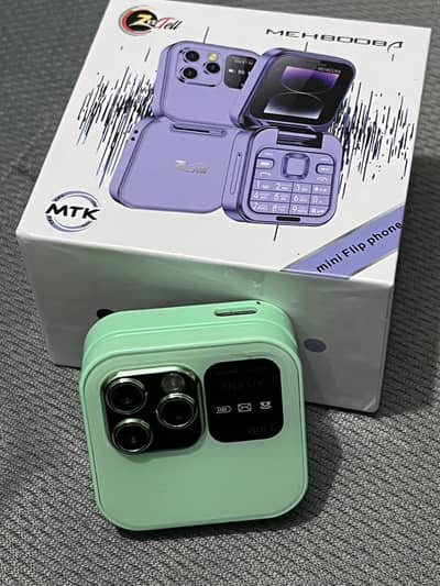Mini Flip Phone Just box open Dual Sim PTA