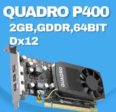 Nvidia Quadro p400 2GB DDR5 for gaming  and editing
